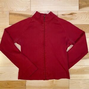 Y2K Red Zip-Up Jacket Track Clean Girl Sporty ESPRIT